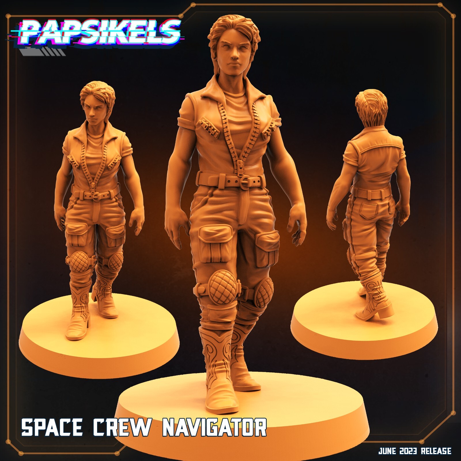 Space Crew Navigator Papsikels Miniature Alien
