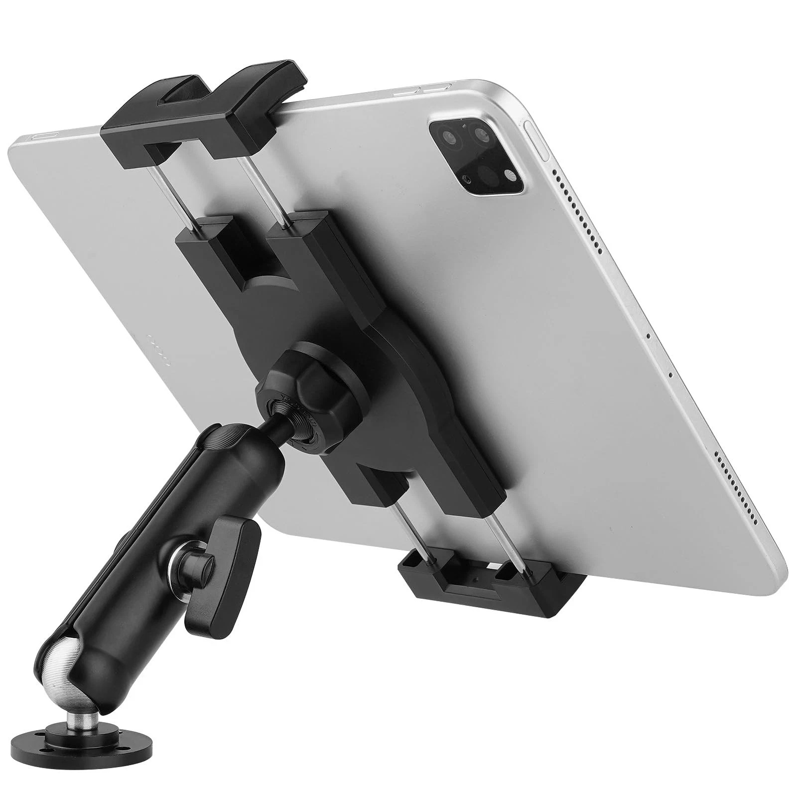 Aluminum Heavy Duty Drill Base Tablet Holder for Car,Tablet Mount for Truck,C...