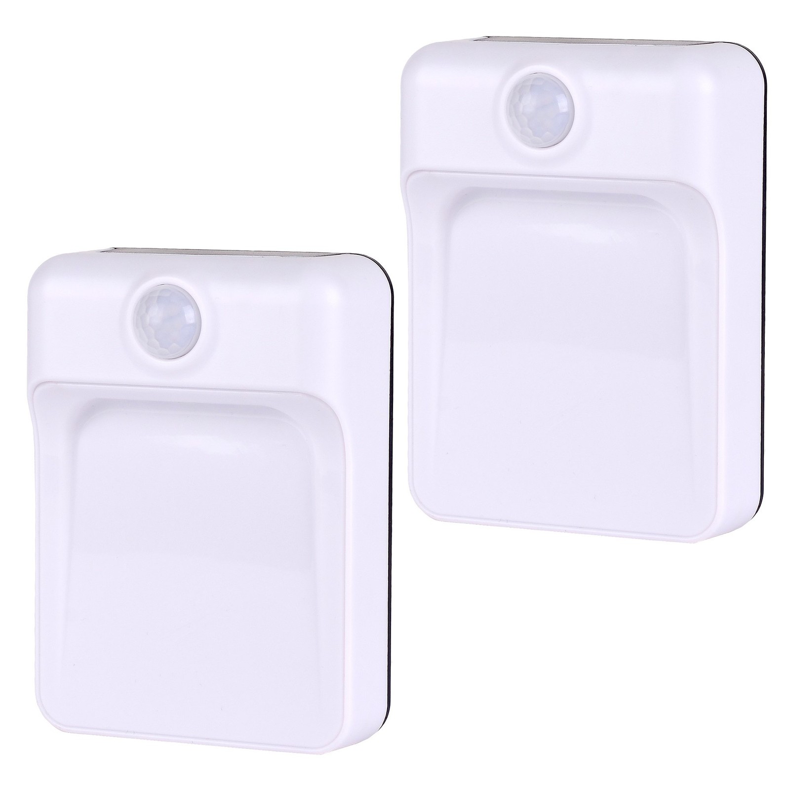 2 Set Battery Powered Motion Sensor Night Lights Stick-Anywhere Adhesive moun...