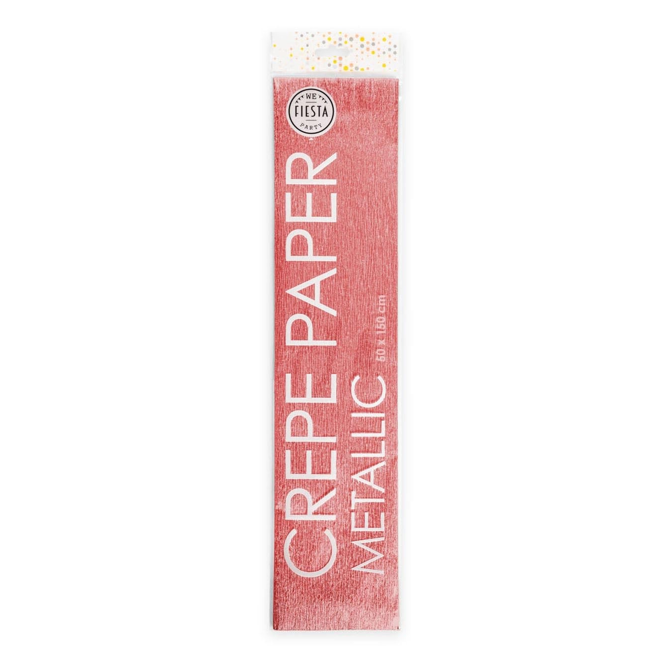 Globos krepppapier metallic 150 x 50 cm roségold