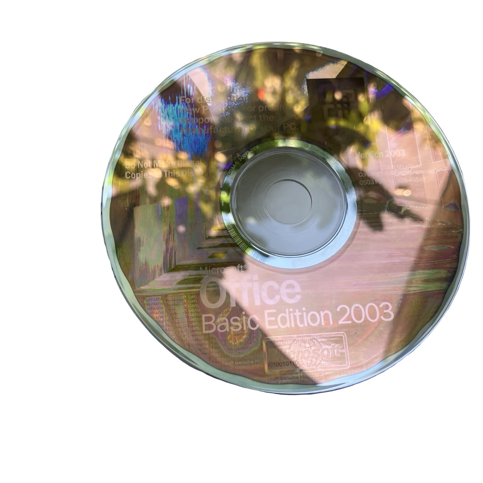 Microsoft Office 2003 Basic Edition With Product Key Disc CD OEM Word Processing