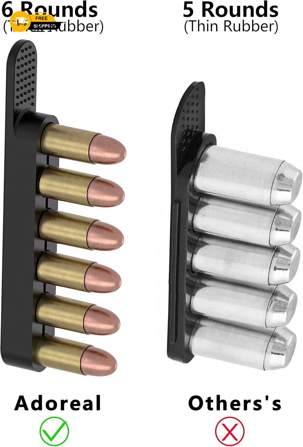 Speed Strip 6 Round, 6 Pack Speed Loaders for 38/. 357