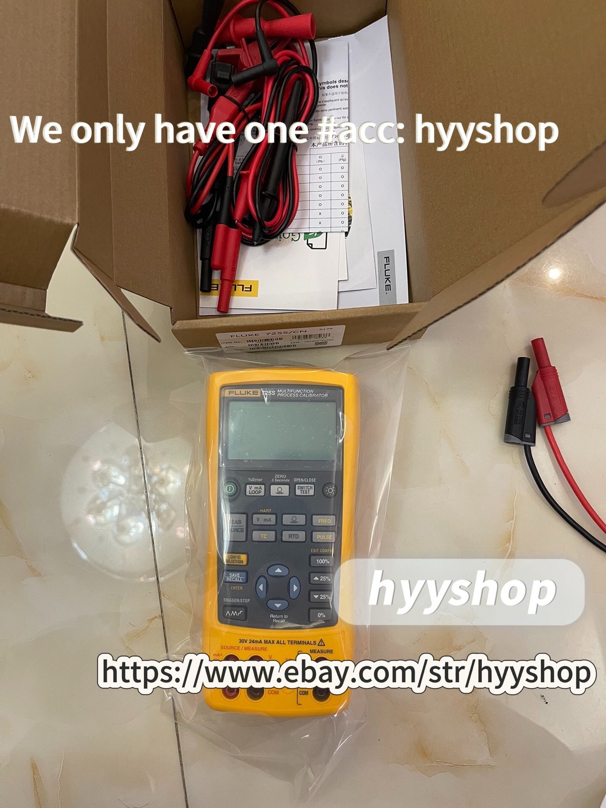 New Fluke 726 Precision Multifunction Process Calibrator