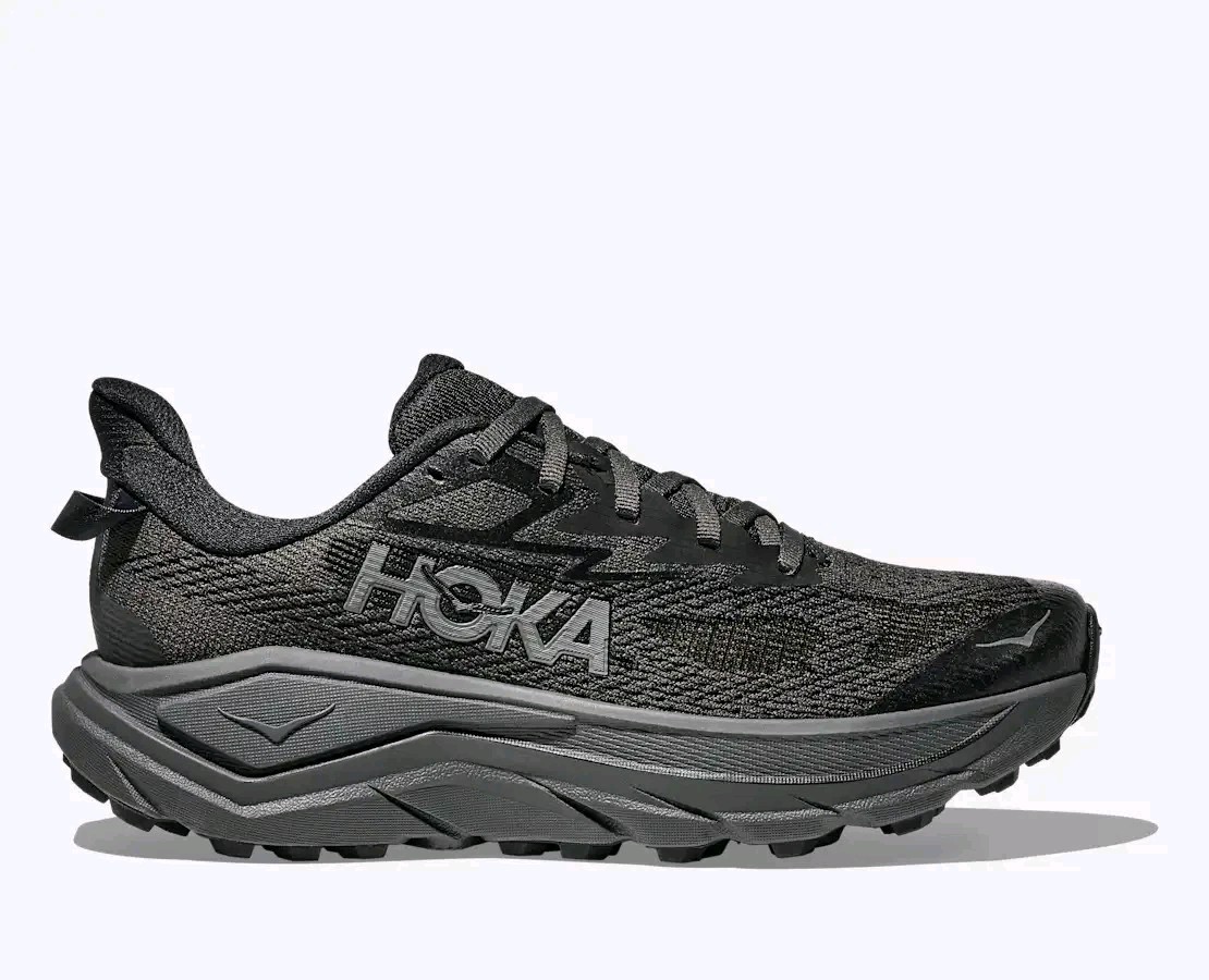 HOKA ONE ONE Challenger 8 Women Black Mesh Running Trail Shoes Lightweight