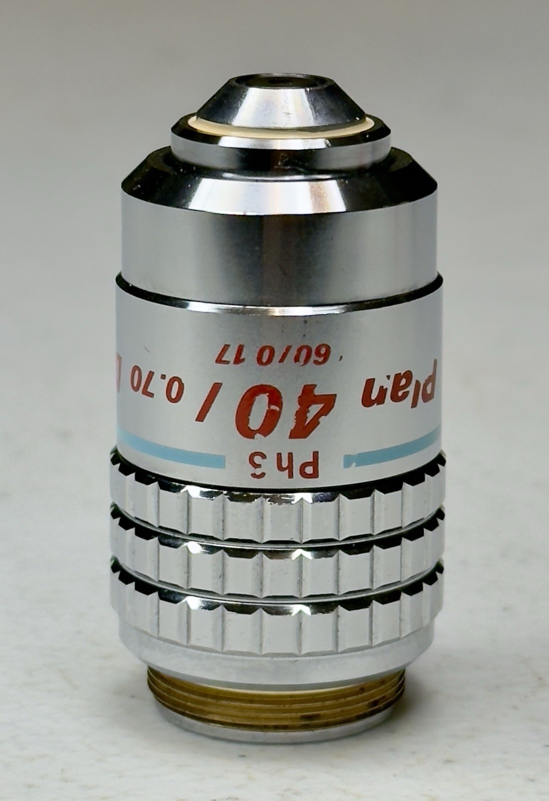 Nikon Ph3 Plan 40X Phase Contrast Microscope Objective