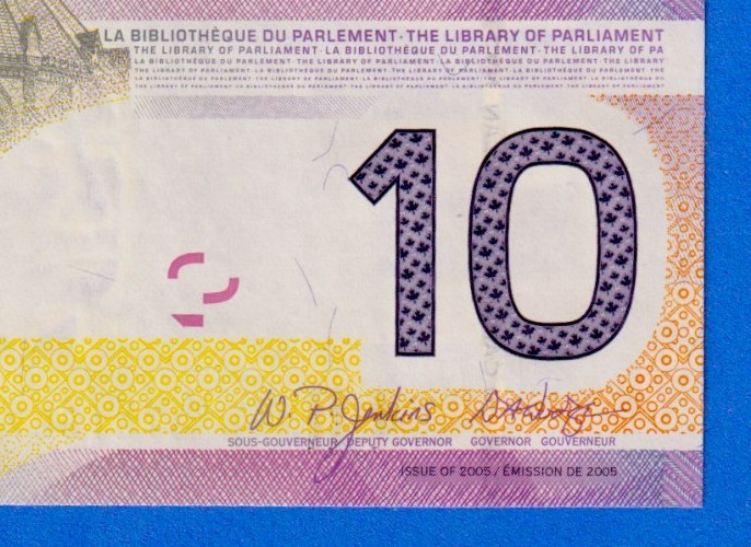 Canada $10 2005 - BC-68a / P-102Ab UNC Note - BTE1387518