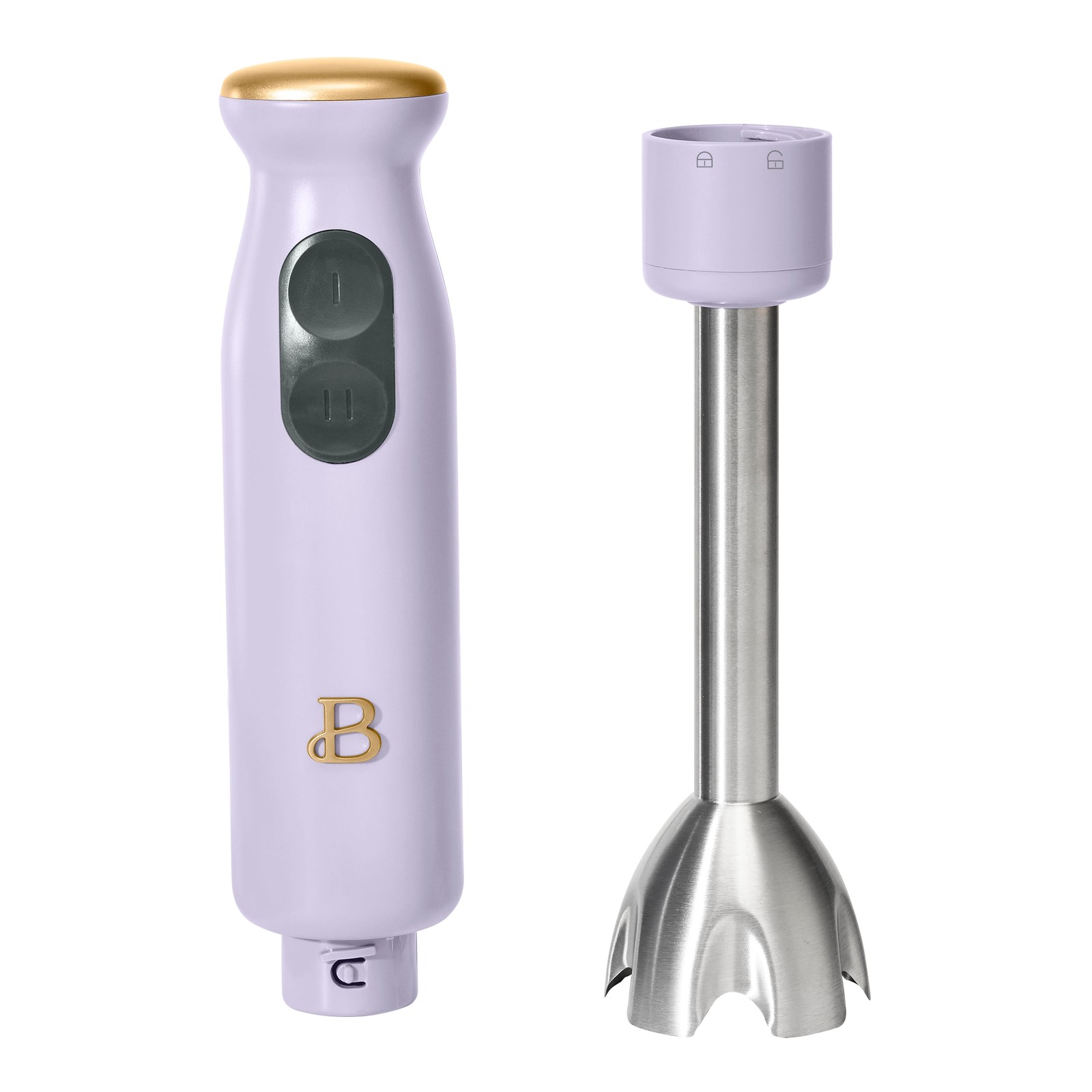 2-Speed Immersion Blender with Chopper & Measuring Cup, Lavender