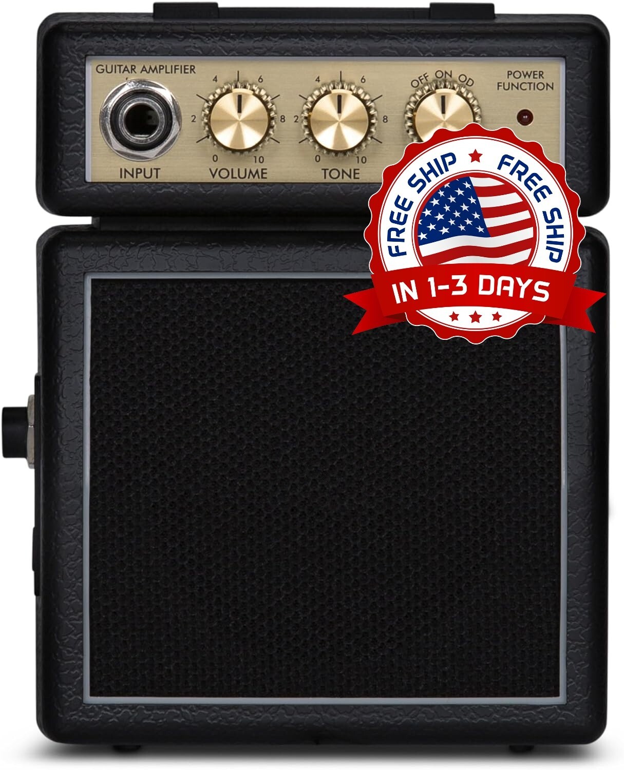 Amplificador de guitarra micro alimentado por batería Control de volumen y tono