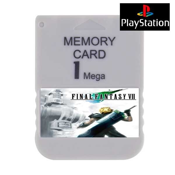 Final Fantasy VII 7 PlayStation PS1 PSX Memory Card Cheats