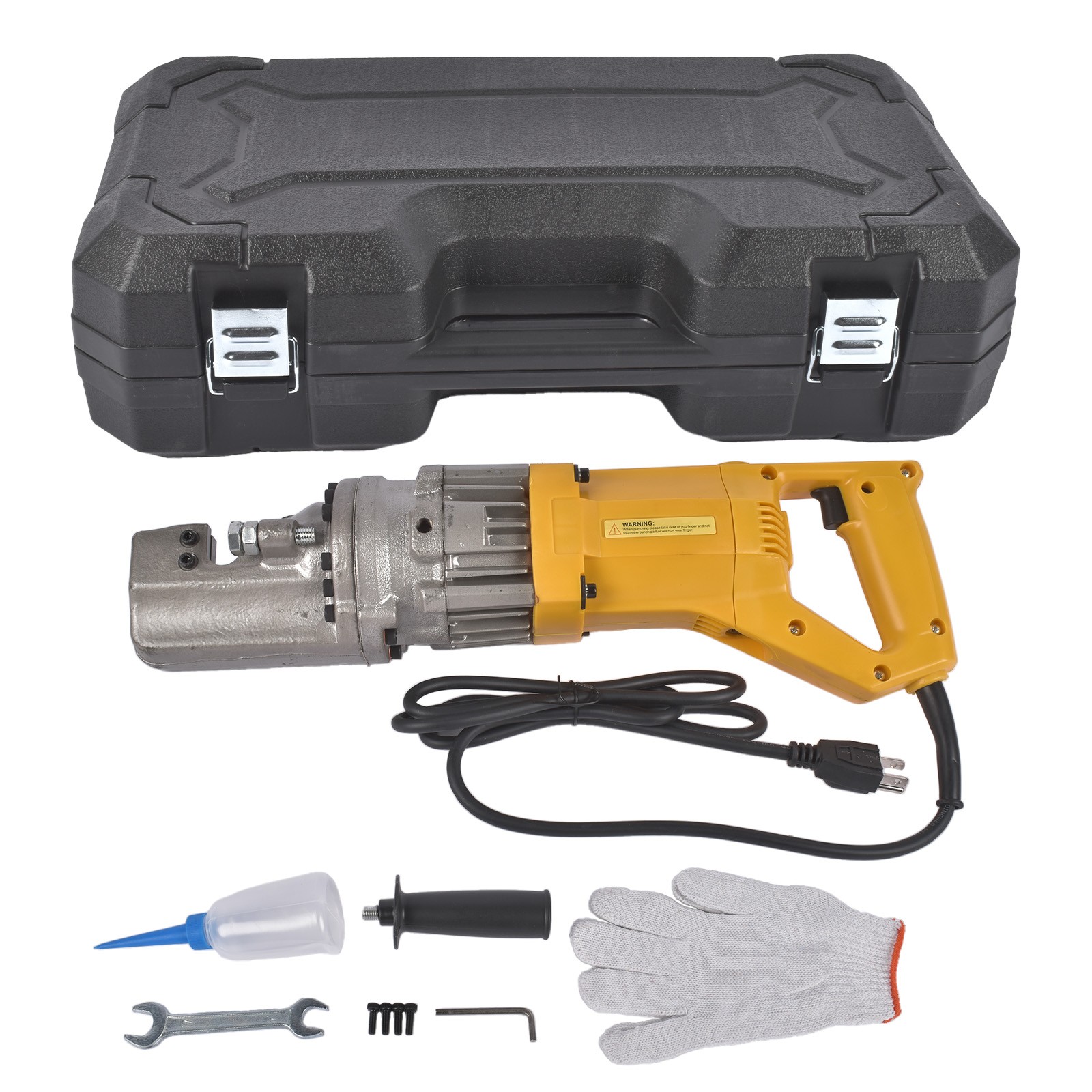 900W Electric Hydraulic Rebar Cutter 110V RC-16 Cutting up to 5/8 Inch 4-16mm #5