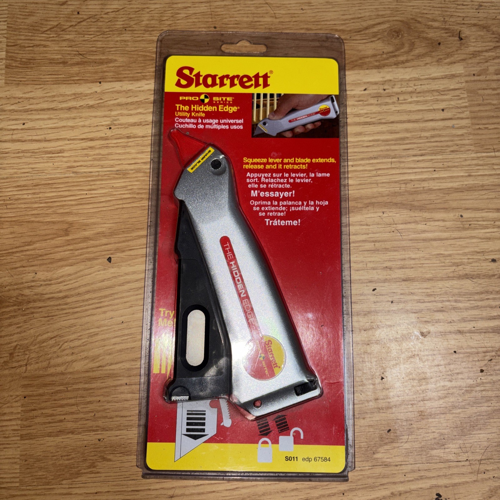 Starrett Pro Site S011 Hidden Edge Utility Knife
