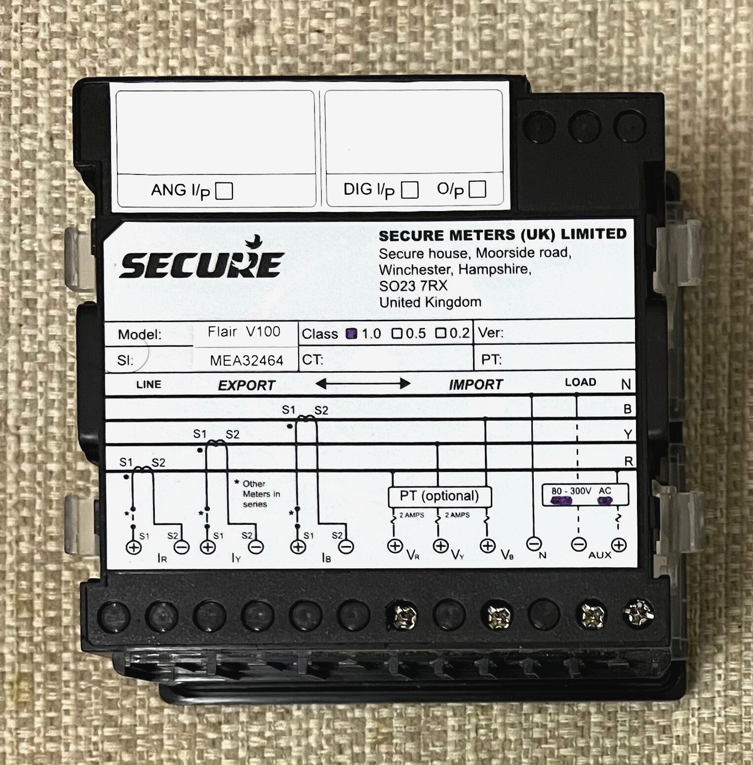 Secure Flair V100 Volt Meter 80-300V AC