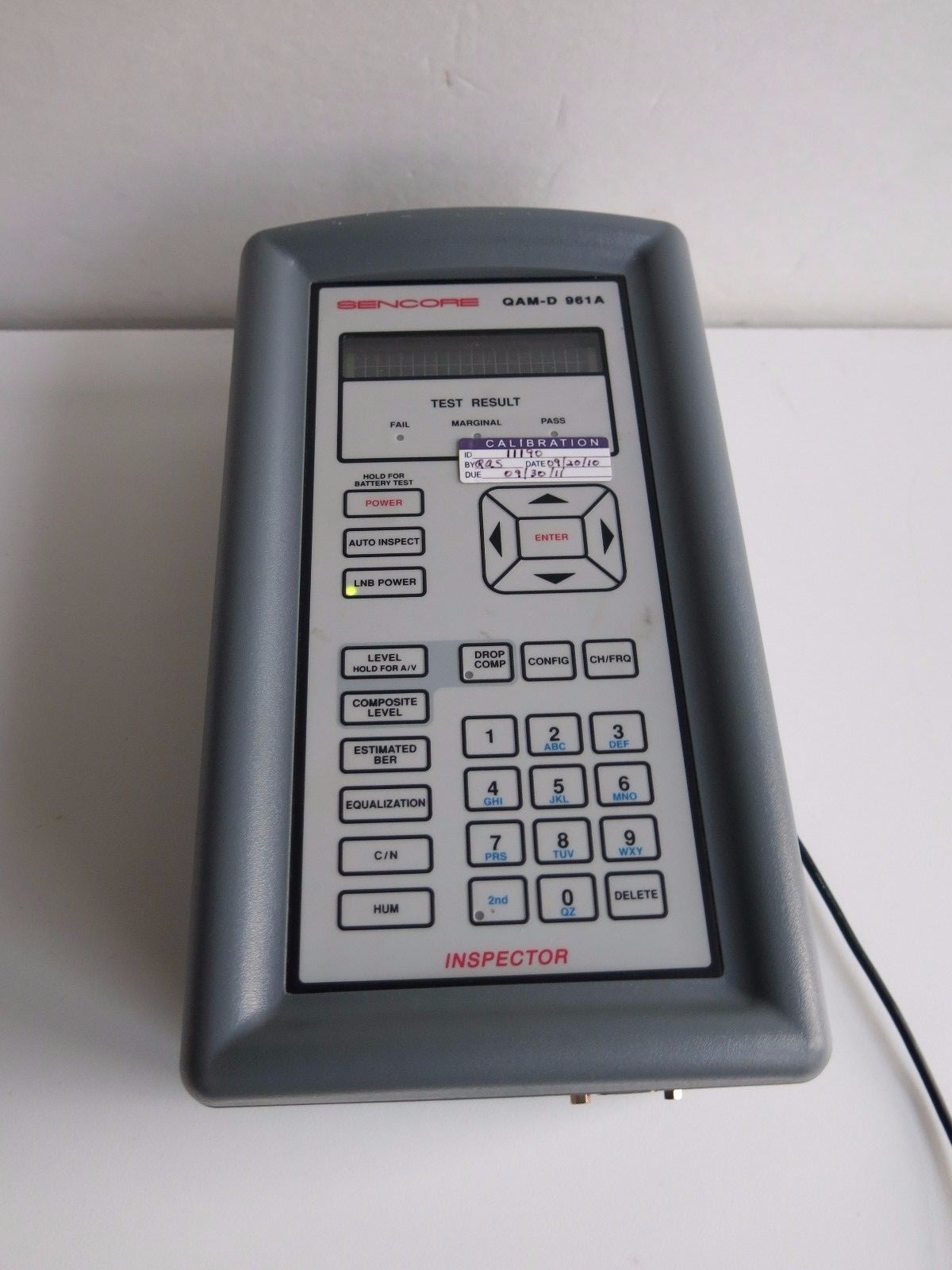 SENCORE QAM-D 961A CABLE TV SYSTEM ANALYZER METER