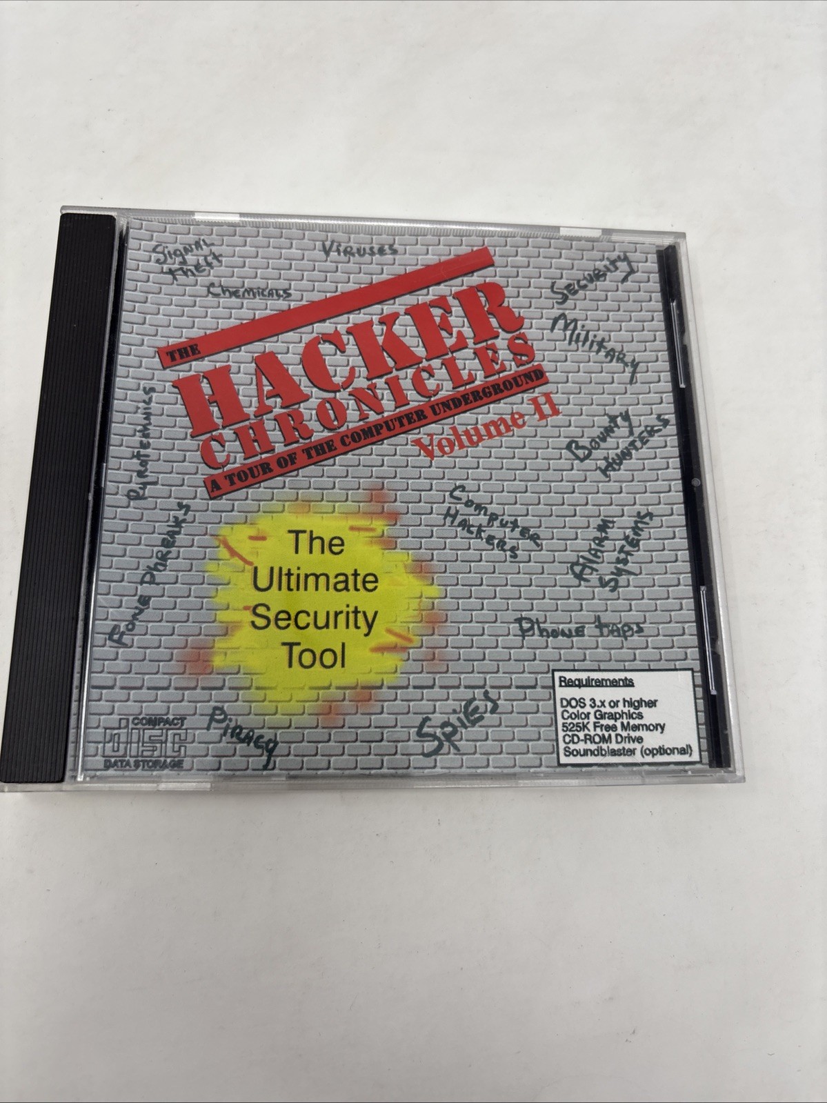 Hacker Chronicles Volume II CD ROM Security/Computer Underground 1990s VG Cond