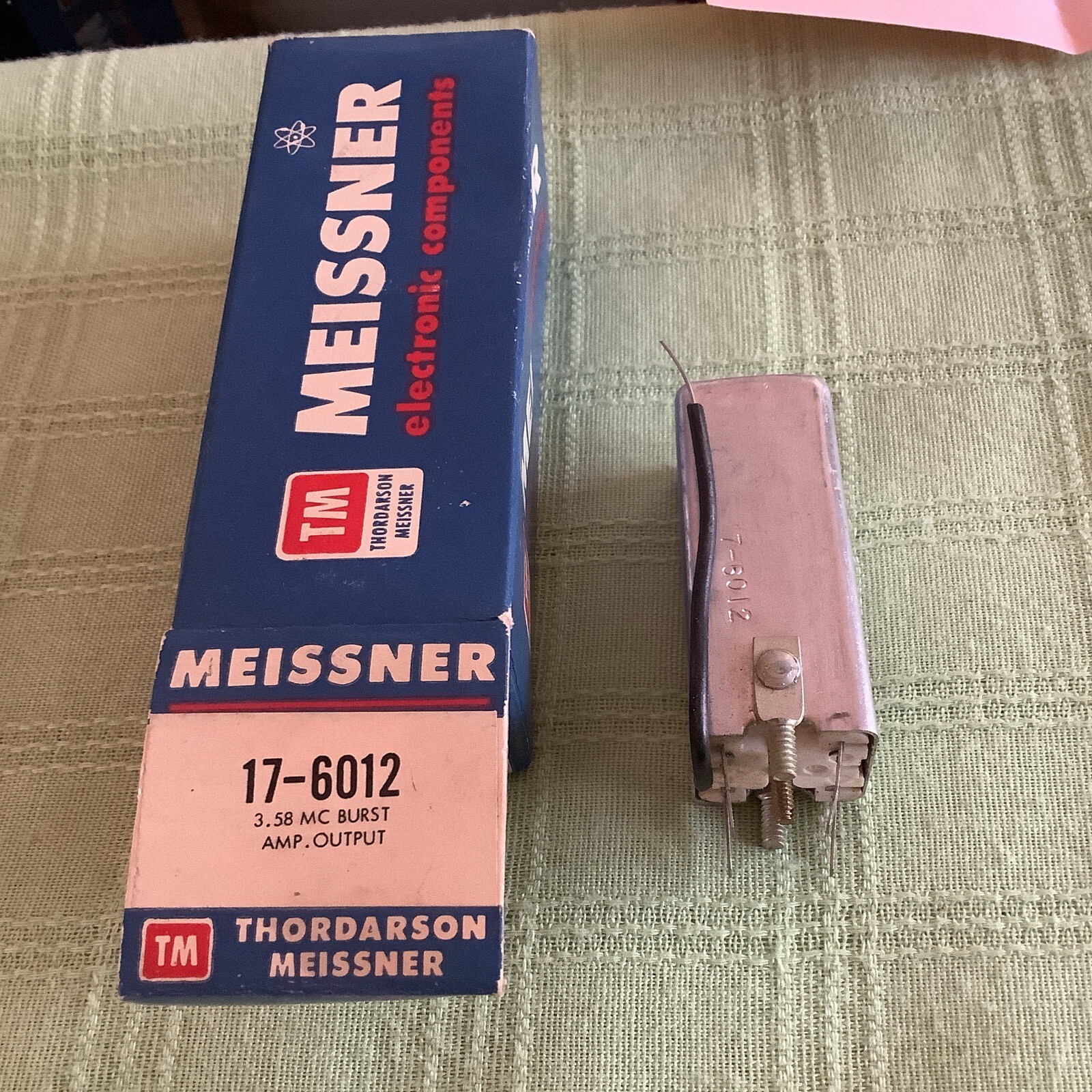 Meissner 17-6012 TV Burst Amplifier Transformer 3.58mHz burst Amp. Output