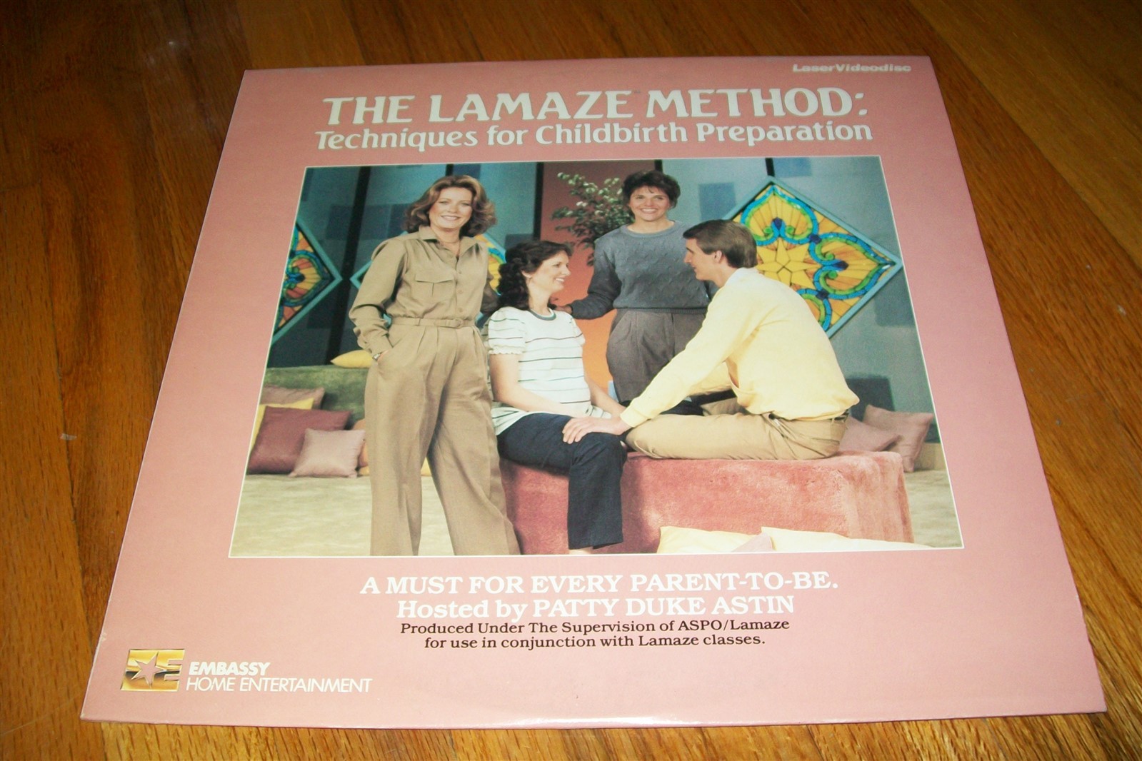 THE LAMAZE METHOD: TECHNIQUES FOR CHILDBIRTH PREPARATION Laserdisc LD VERY RARE!