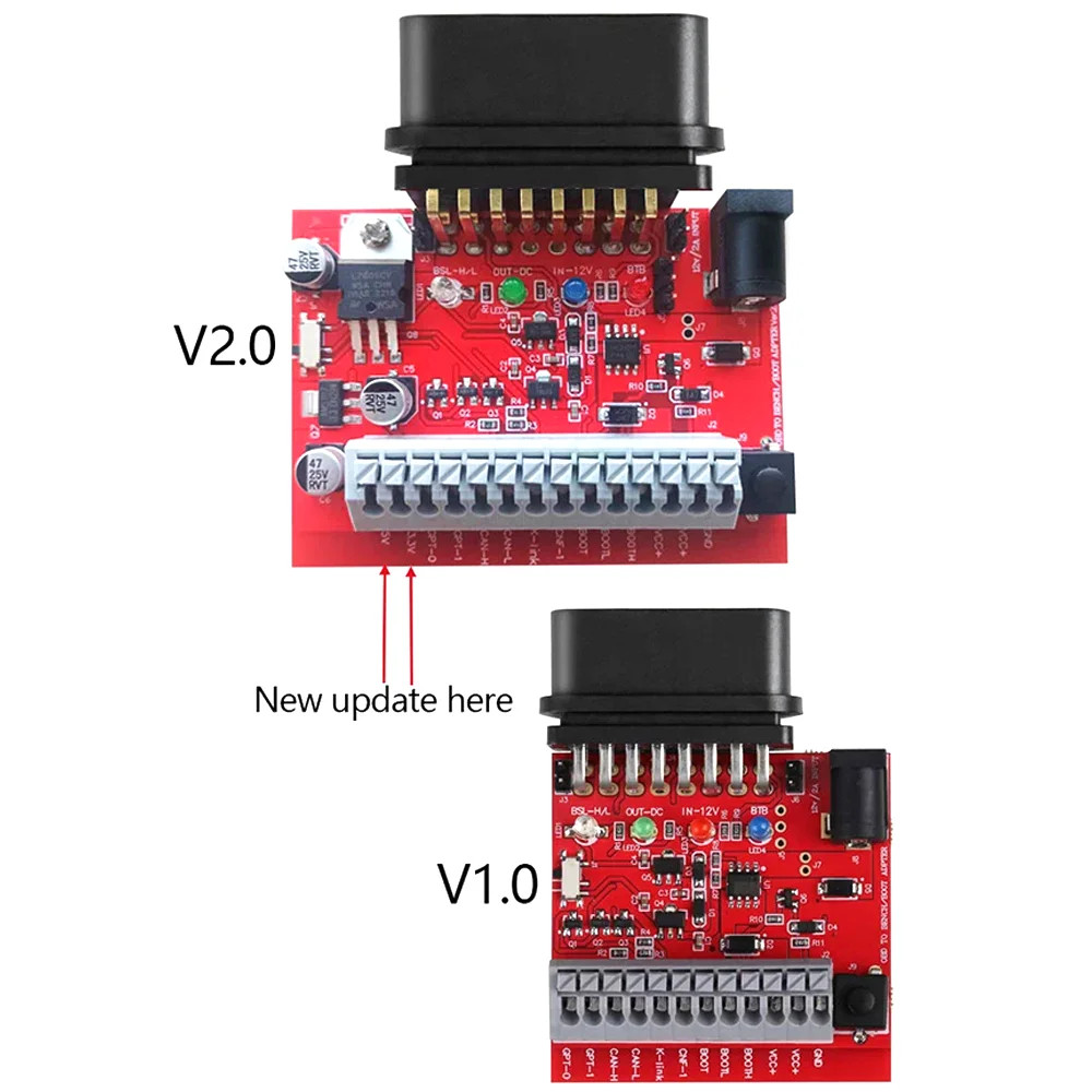 OBD2 OTB 2.0 on Bench for KT200 KT200II for Foxprog ECU Programmer Tools