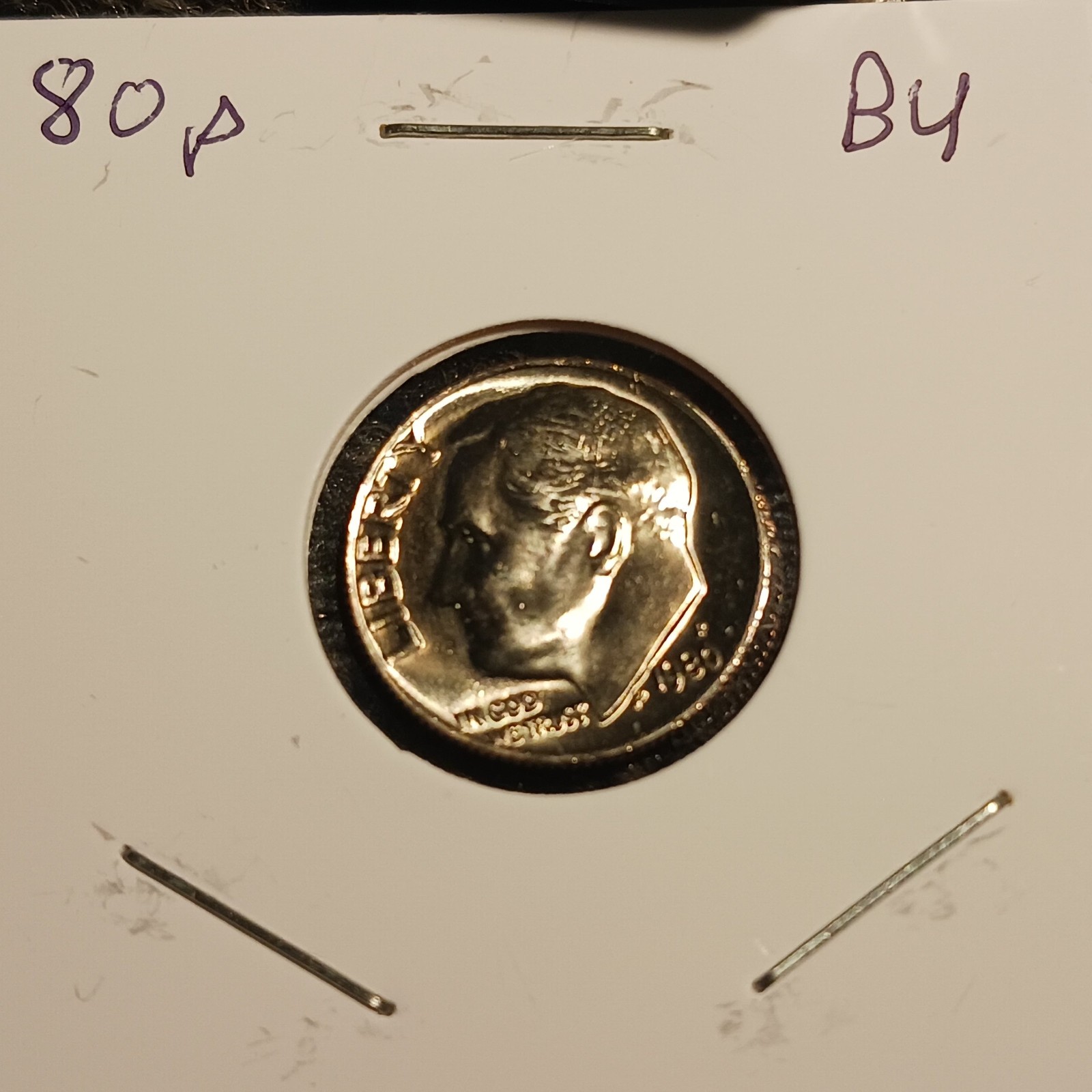 1980 P Roosevelt Dime BU