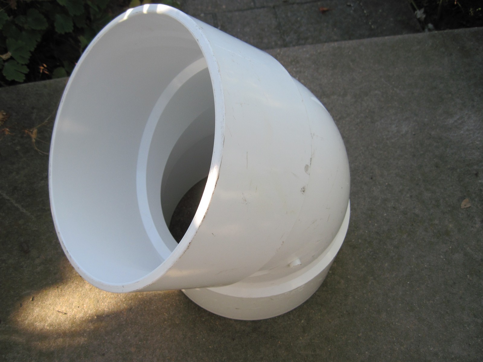 Plastic Trends D5010SS 10" PVC Schedule 40 DWV 45 Degree Elbow 45° Hub x Hub NOS