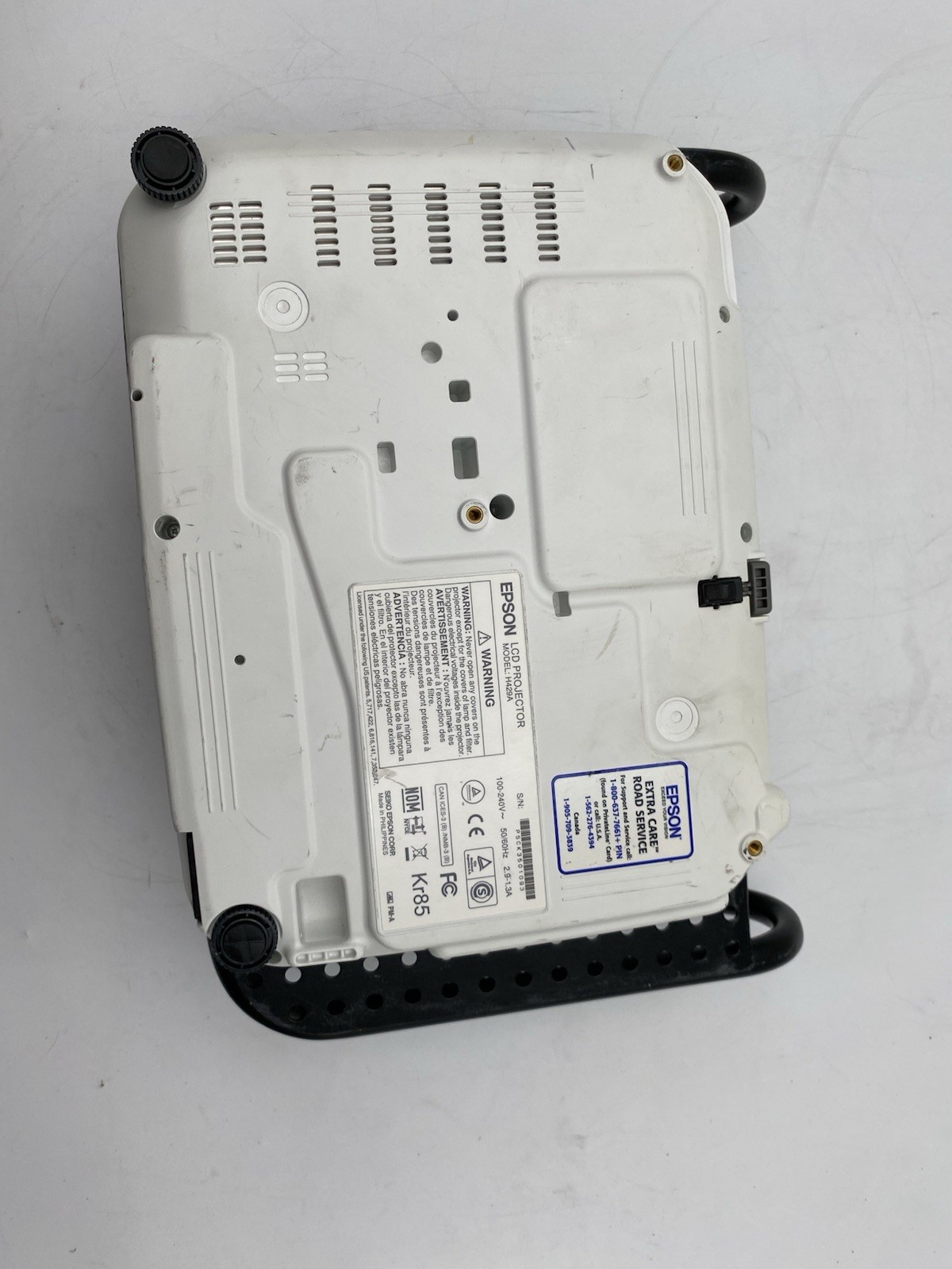 Epson H429A White Projector 173 Lamp Hours