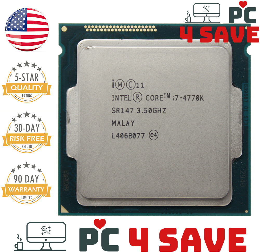 Intel Core i7-4770K SR147 3.50GHz 8MB Quad-Core LGA1150 Desktop Processor P4S