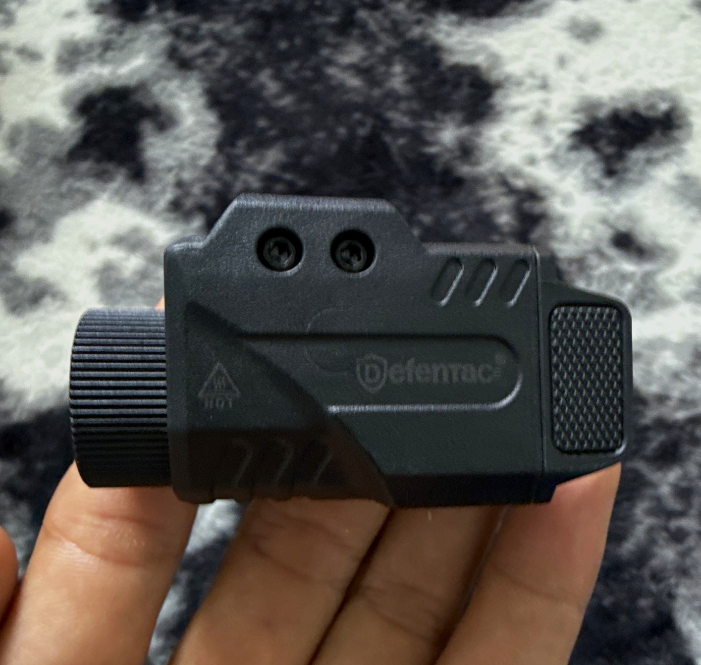 Defentac DF-1062D Black LED White Weapon Light Picatinny Rail Mount Handgun