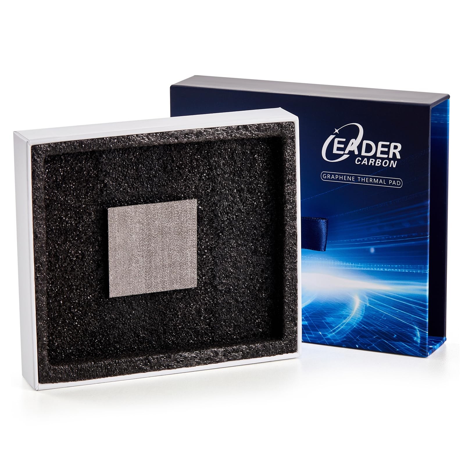 Graphene Thermal Pad 29×25×0.2mm – Ultra-Thin 100W/m·K Cooling Pad for GPU/CP...