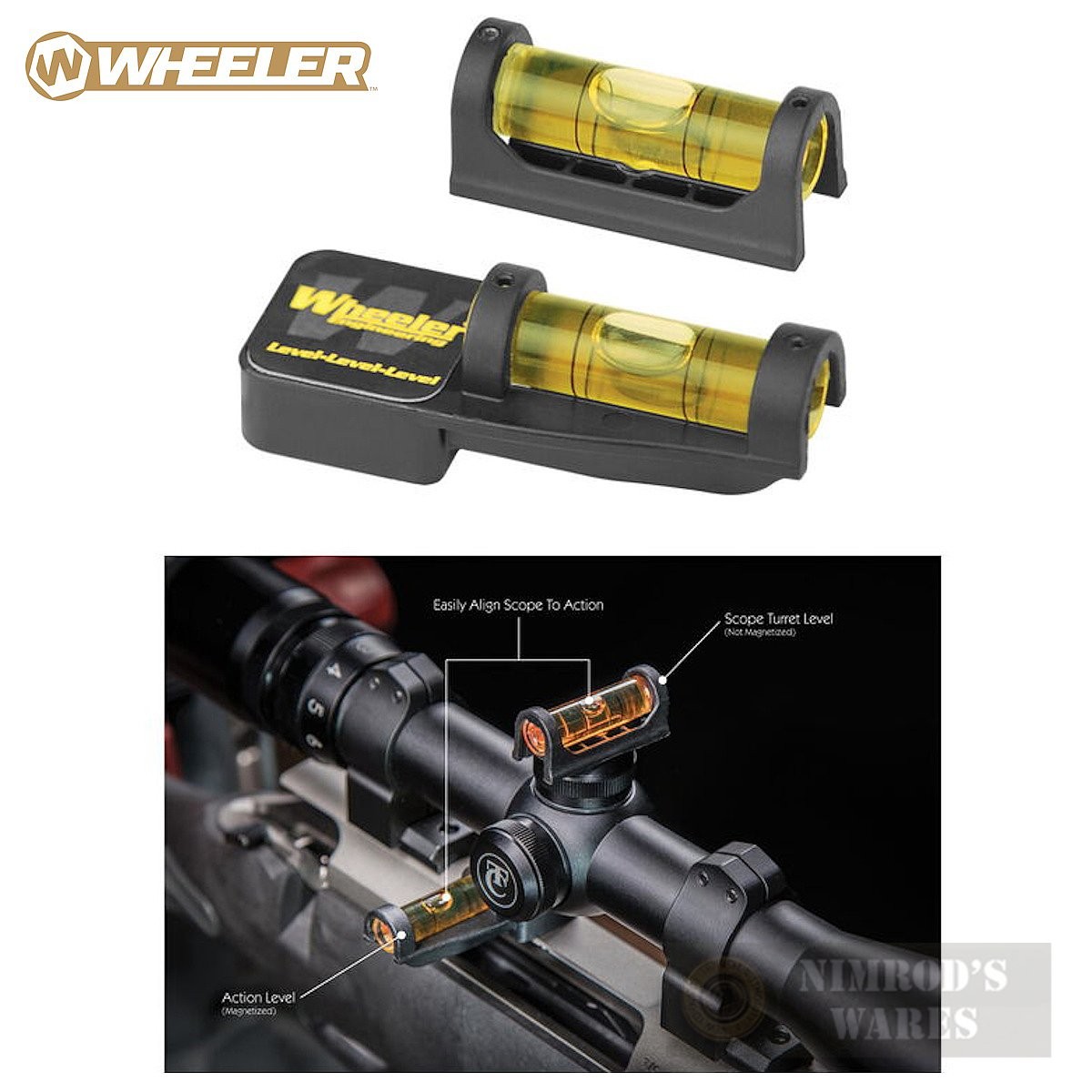 Wheeler SCOPE LEVELER "Level-Level-Level" 113088 FAST SHIP