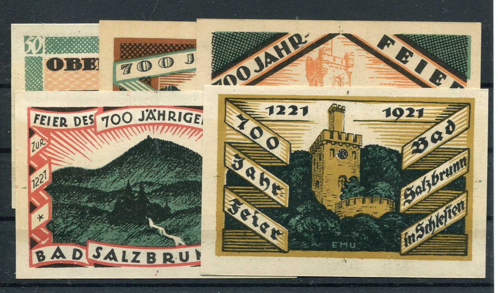 Upper - Salzbrunn 5 Bills Emergency Money 2/7593