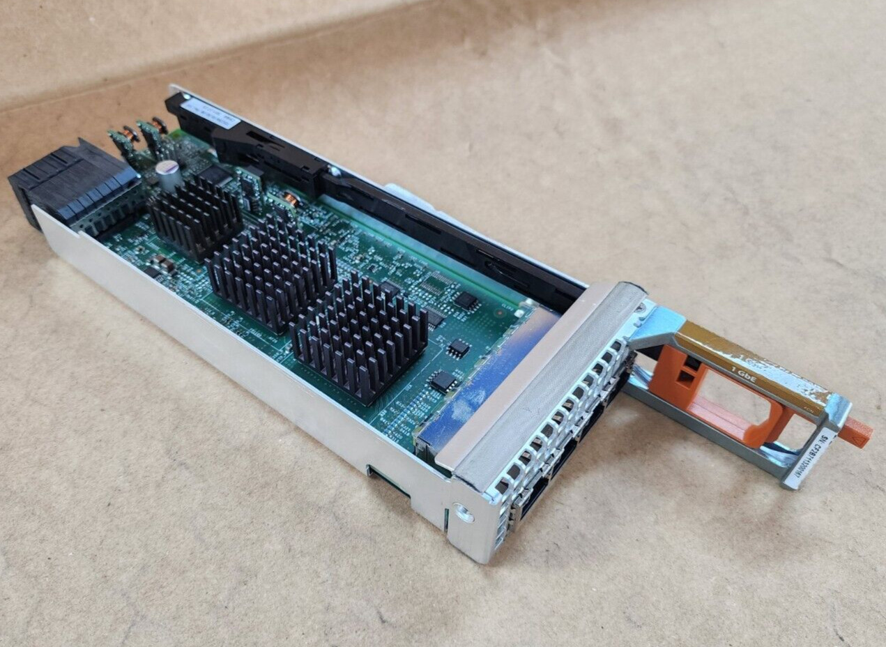 Lot of 3 303-121-100A EMC 4-Port SLIC I/O Copper Ethernet Module For VNX5300
