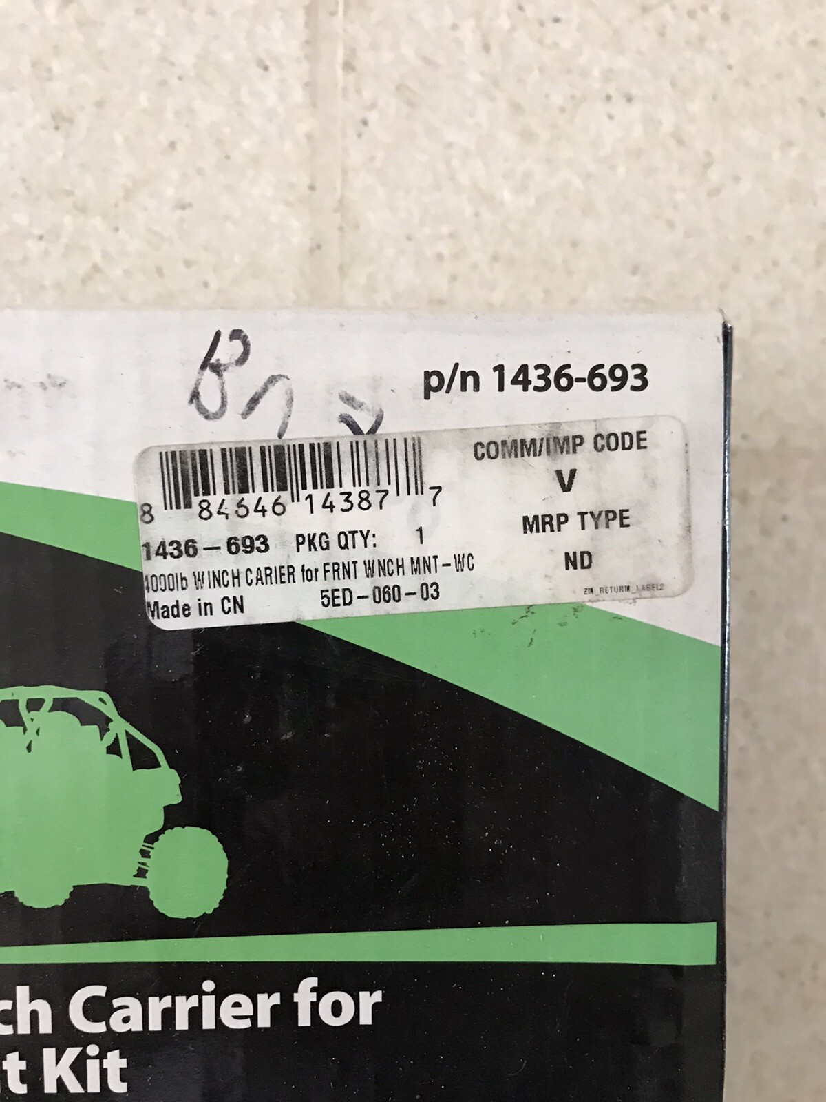 Arctic Cat Oem Wildcat Winch Mount 1436-693