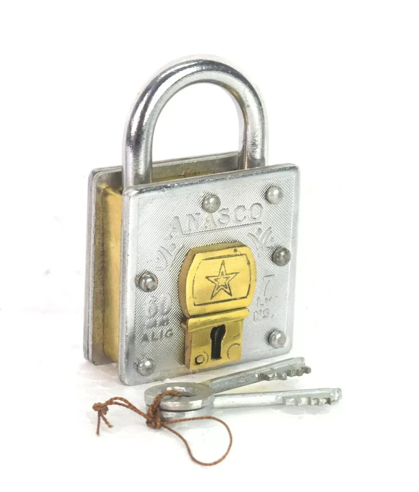 Indian  Tricky Durable Strong Padlock  - Magic Secret Lock with Hidden Key Hole