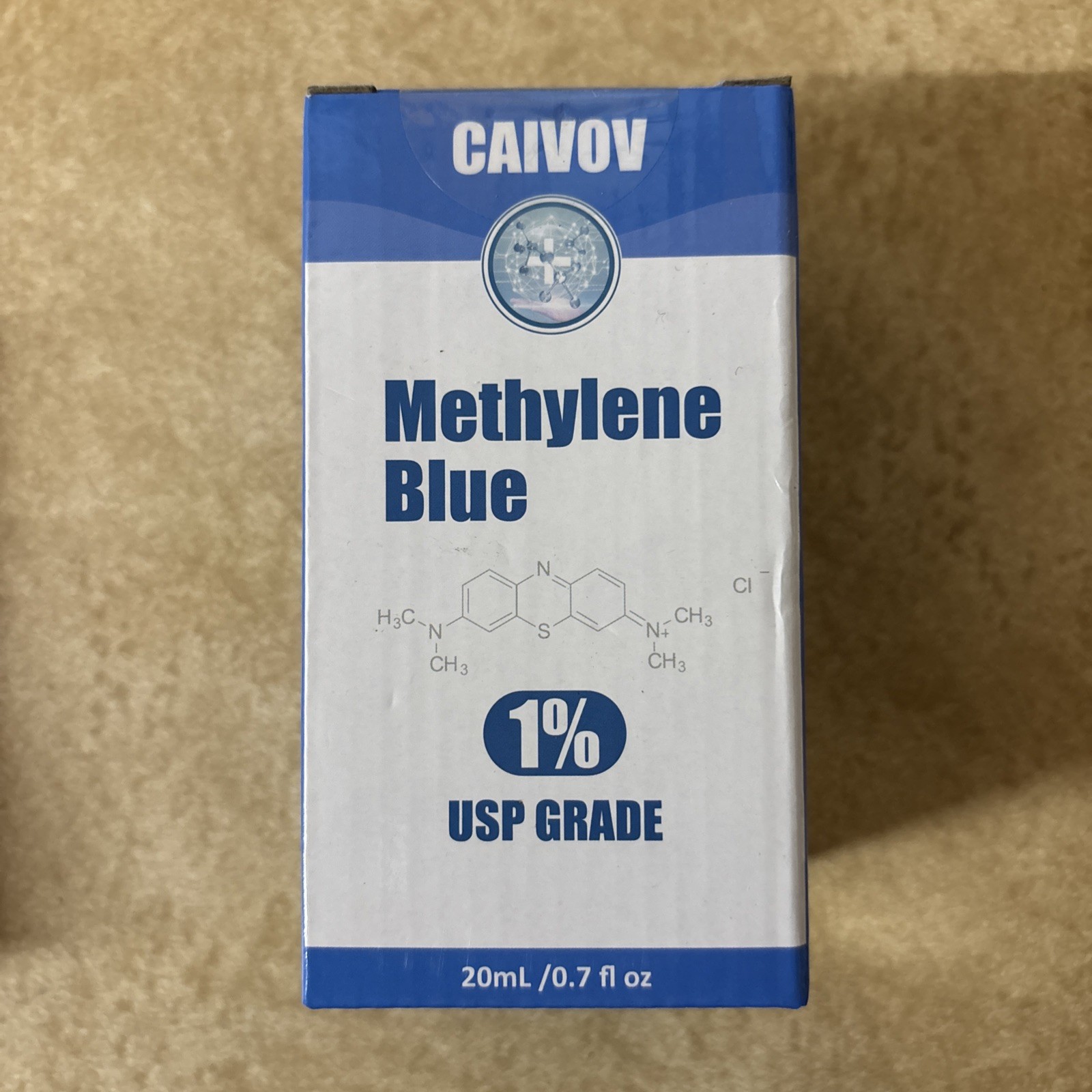 Methylene Blue 1% Solution 100mL – Lab & Aquarium Use Only-USP Grade