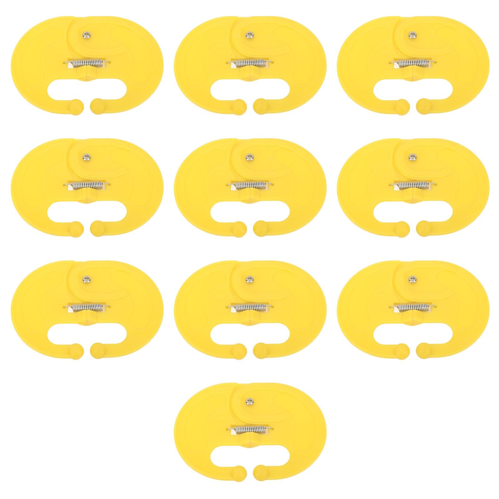 10pcs Cow Nose Plastic Ring, Cow Nose Thorn, Calf Weaner, Farm Livestock Anim...