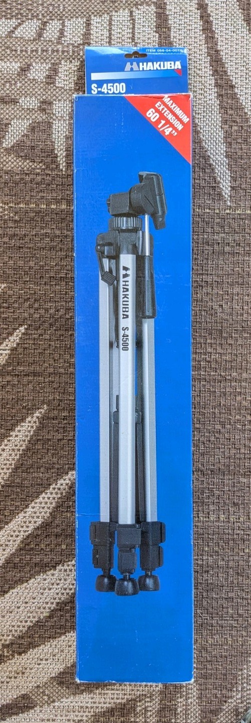 Hakuba S-4500 Folding 60" Tripod with Quick Release Pan/Tilt Head