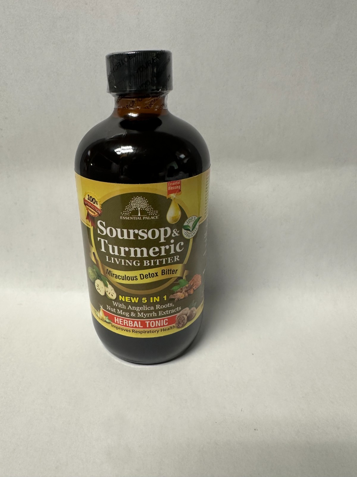 Essential Palace Soursop Tumeric Living Bitters New 5 IN 1 8oz