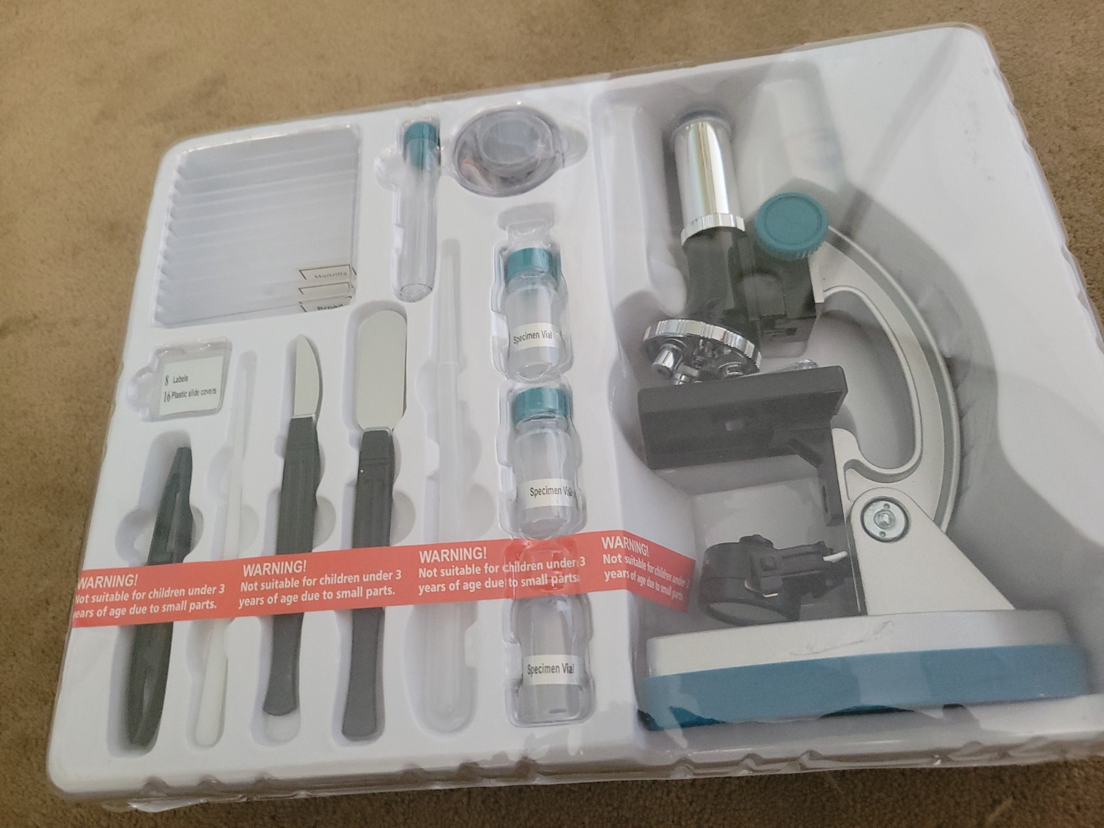 Kids GeoSafari MicroPro Microscope With Light Mirror Set