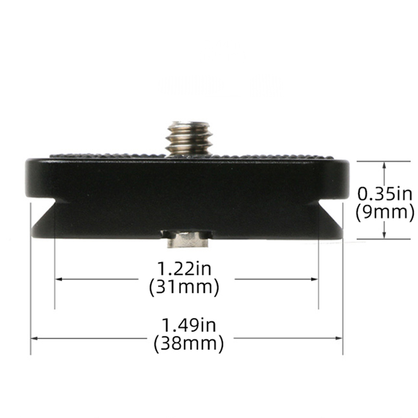 120mm Extended Tripod Conversion clamp with Quick Release Plate for DSLR Camera