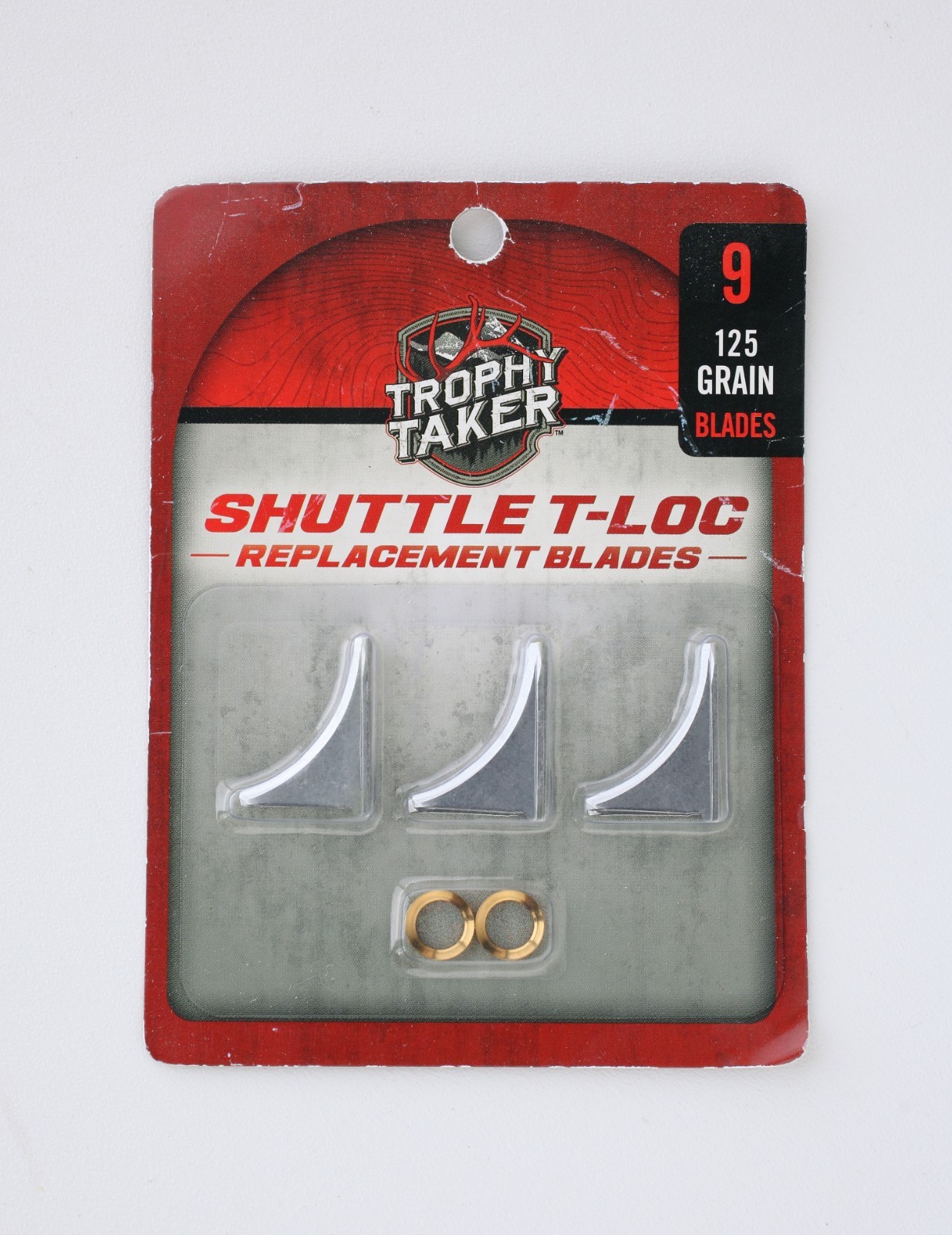 Trophy Taker Shuttle T-Loc Replacement Blades, 125-Grain, 9-Pk  #T7014   READ
