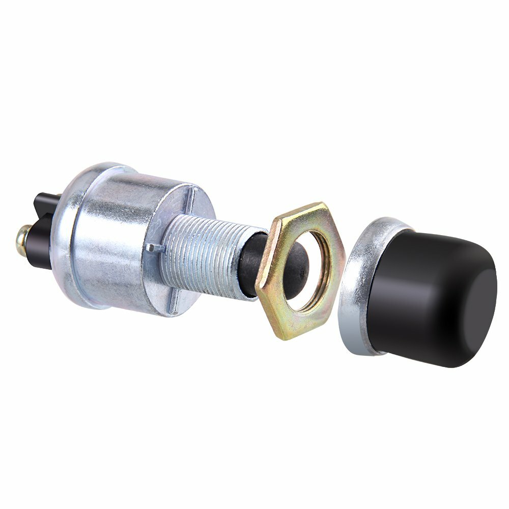 2x 50A Push Button Momentary Starter Ignition Switch On-Off SPST 12V For Marine