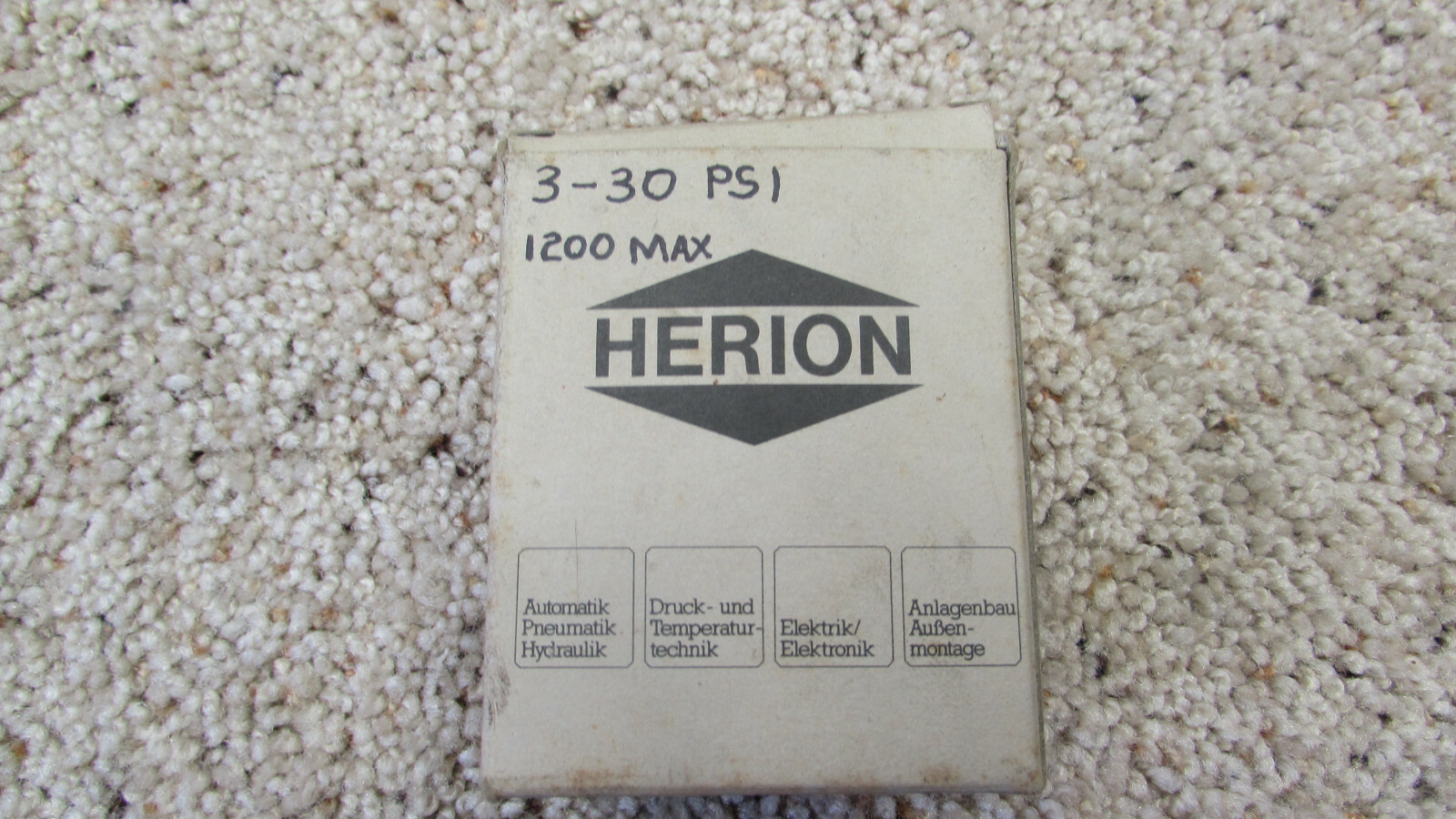 Herion 0880220 Pressure Switch NIB