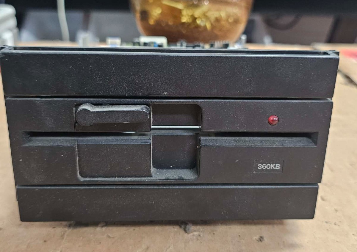 Vintage Retro Gaming Panasonic JU-455-7 FDD Floppy Disk Drive Matsushita 360KB