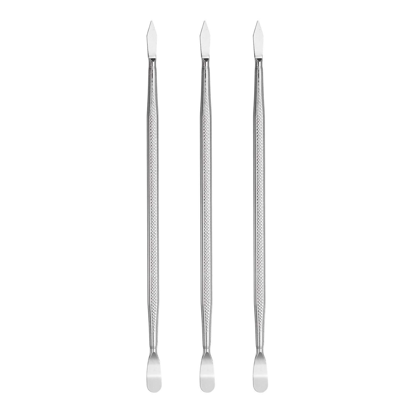 PATIKIL 4 x 167 mm Spudger Pry Tool, Small Metal Dual Ends Opening Pry...