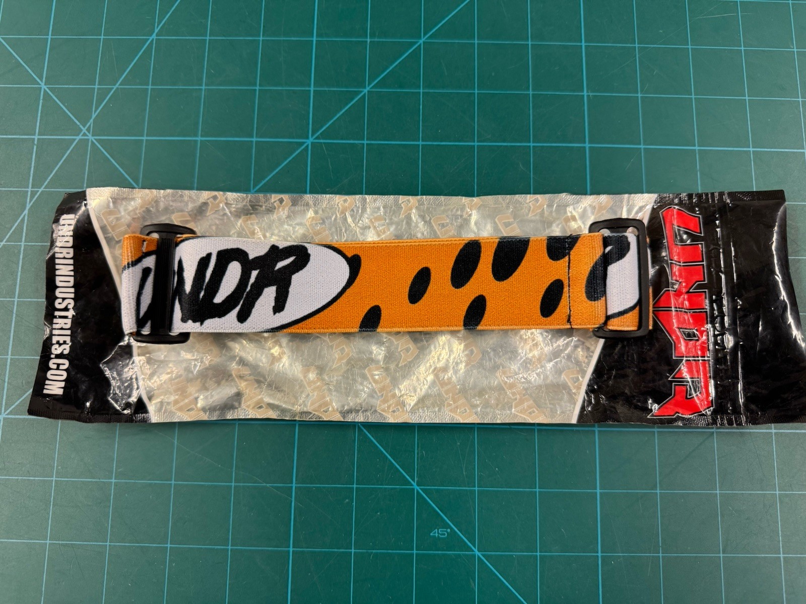 UNDR sublimated goggle strap for JT FLEX / SPECTRA. RARE! BNIB.