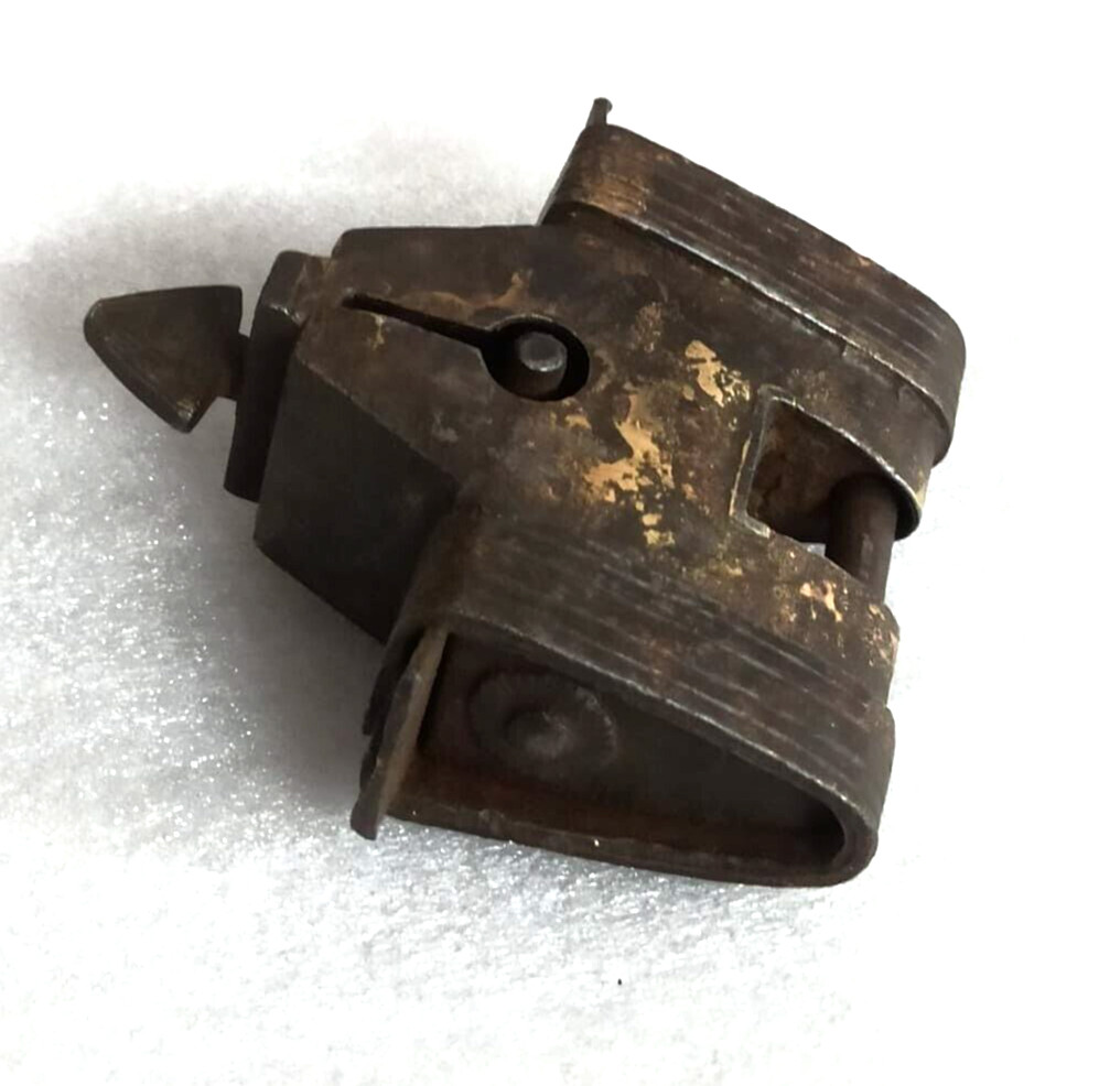 Vintage Iron Handcrafted Unique Shape Solid Heavy Padlocks
