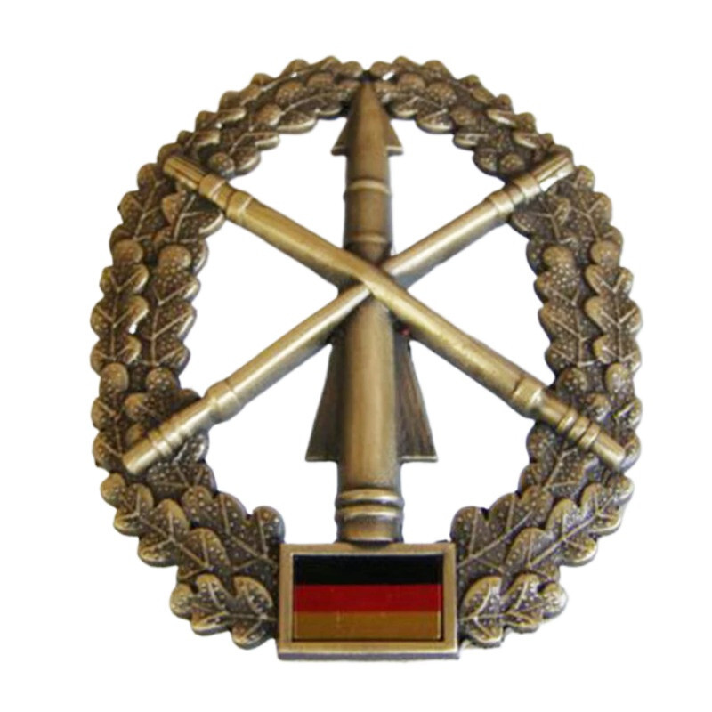 GERMANY ARMY AIR DEFENSE METAL BERET HAT BADGE INSIGNIA
