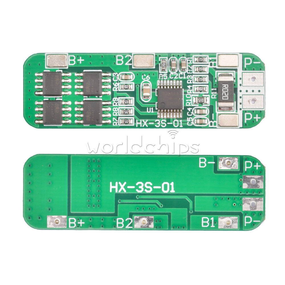 3S 12V 10A 18650 Li-ion Li-ion Battery BMS Charger Protection Board Module