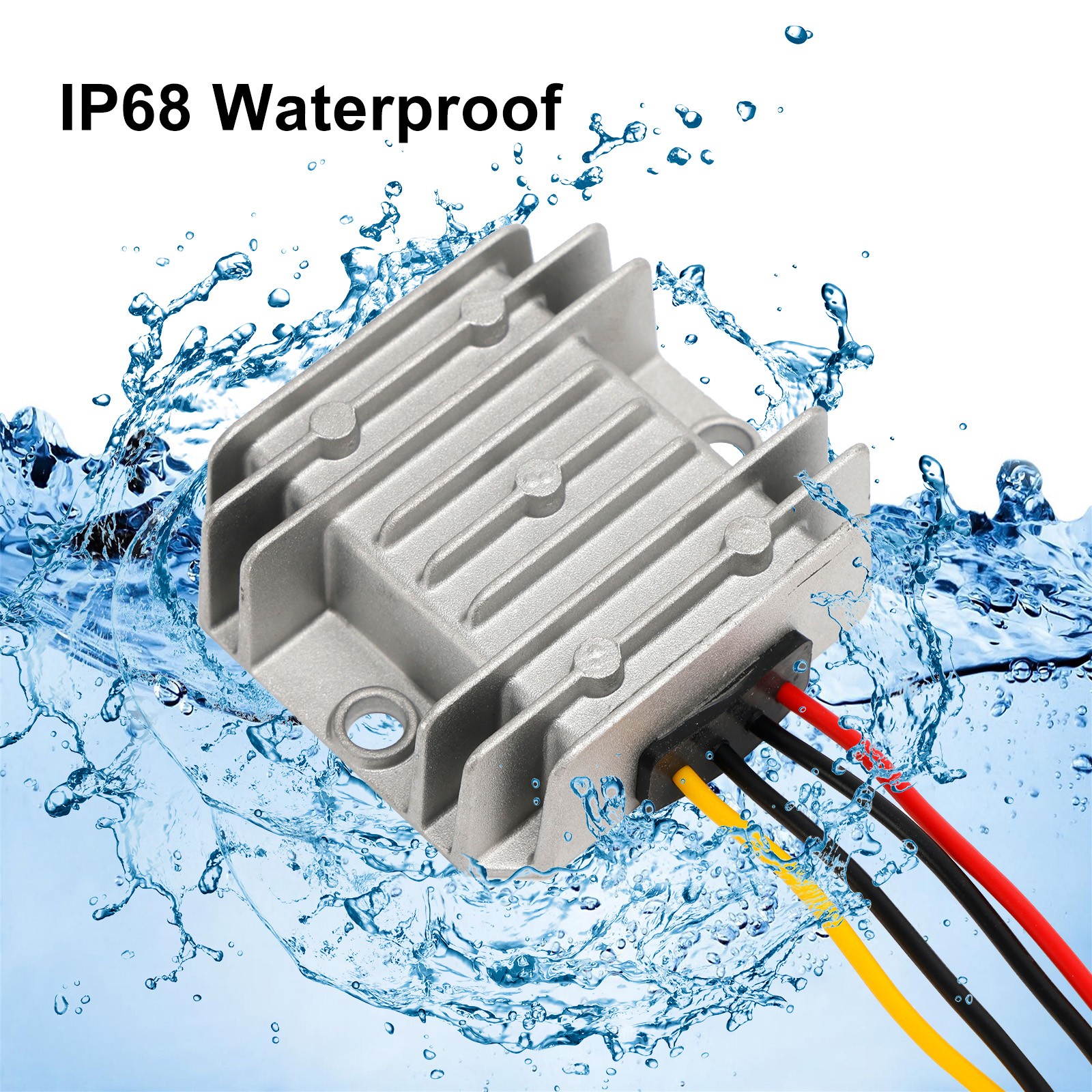 10A Waterproof DC/DC Converter Power Supply Regulator 20-72V Step Down To 12V US