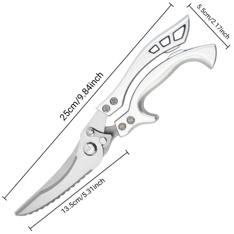 Heavy Duty Multifunctional Kitchen Scissors Stainless Steel Poultry Bone Shears