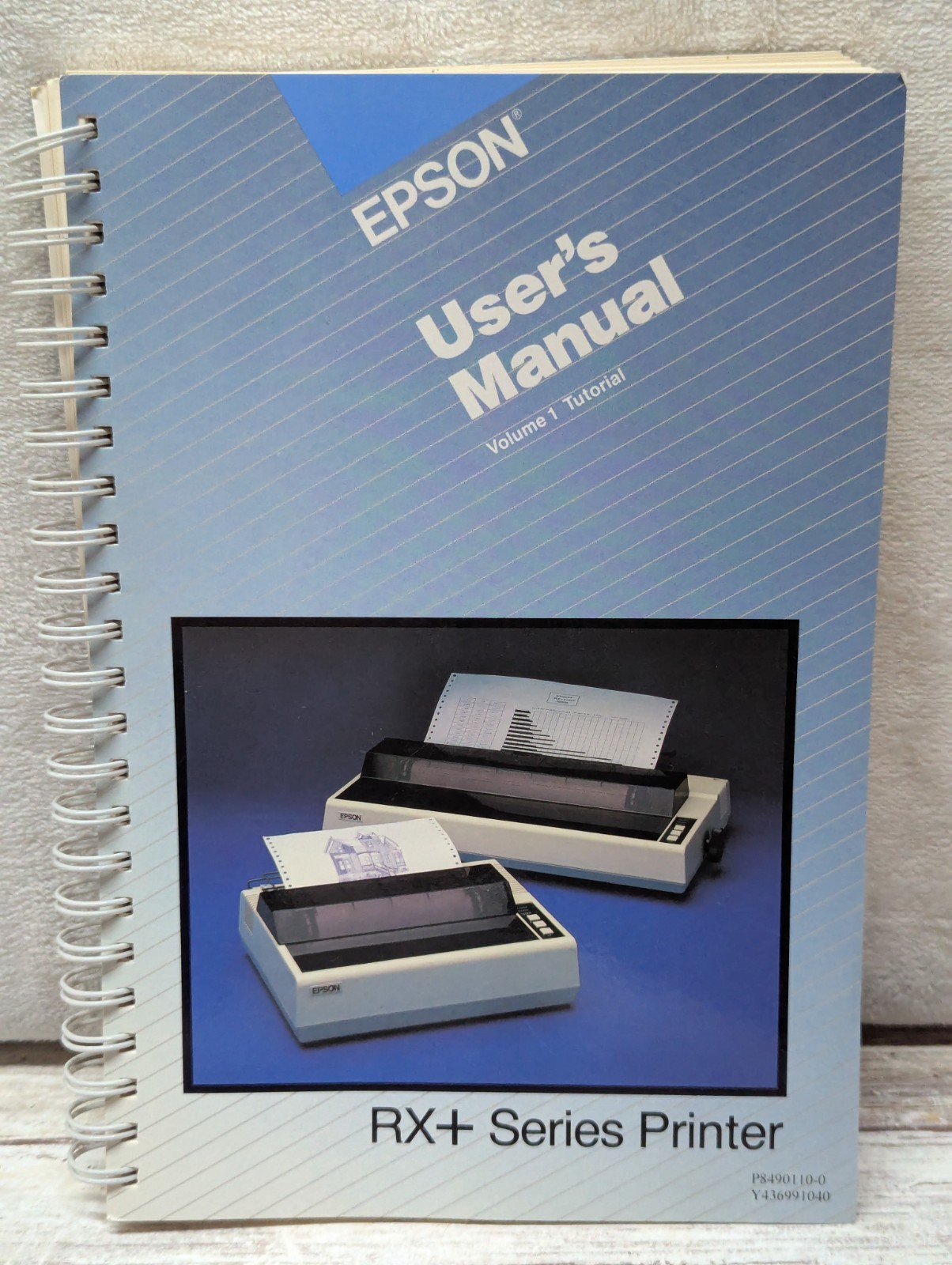 Vintage Epson RX+ Printer User Manual - Pre Owned